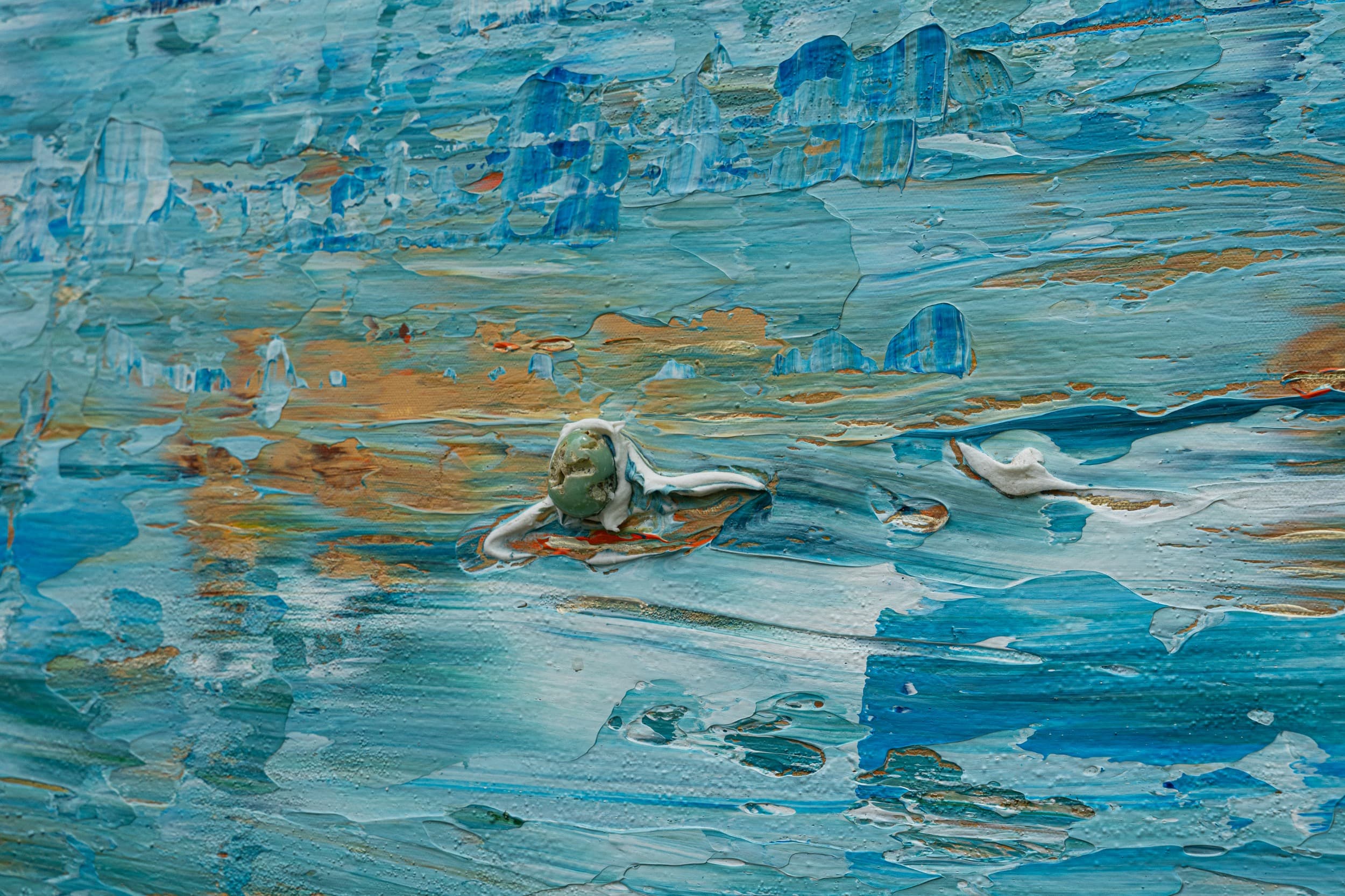 Abstract Blue — installed view