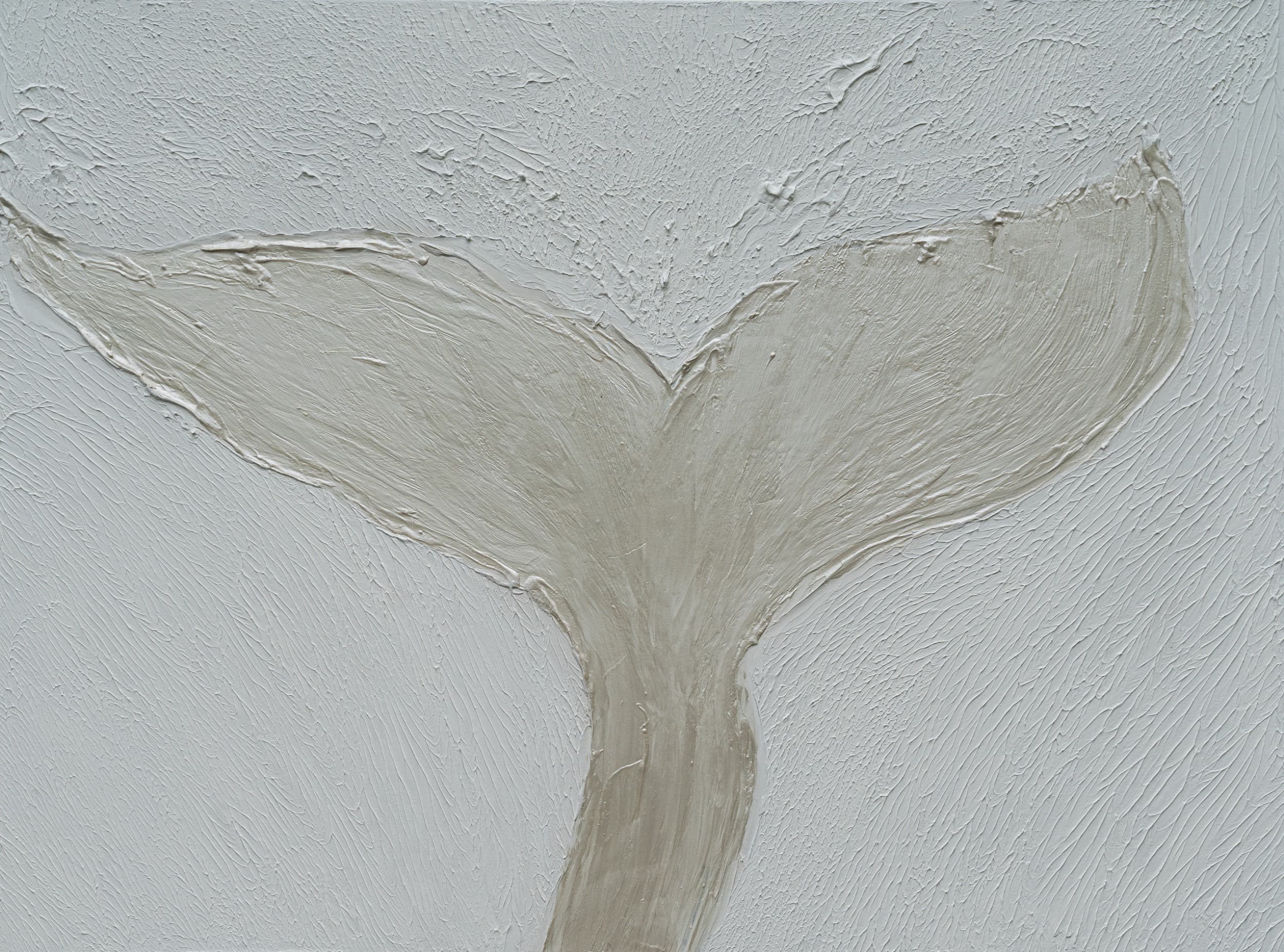 Cola de Ballena — original mixed media on canvas by Malu Moreira, 120 × 90 cm (47.2" × 35.4")