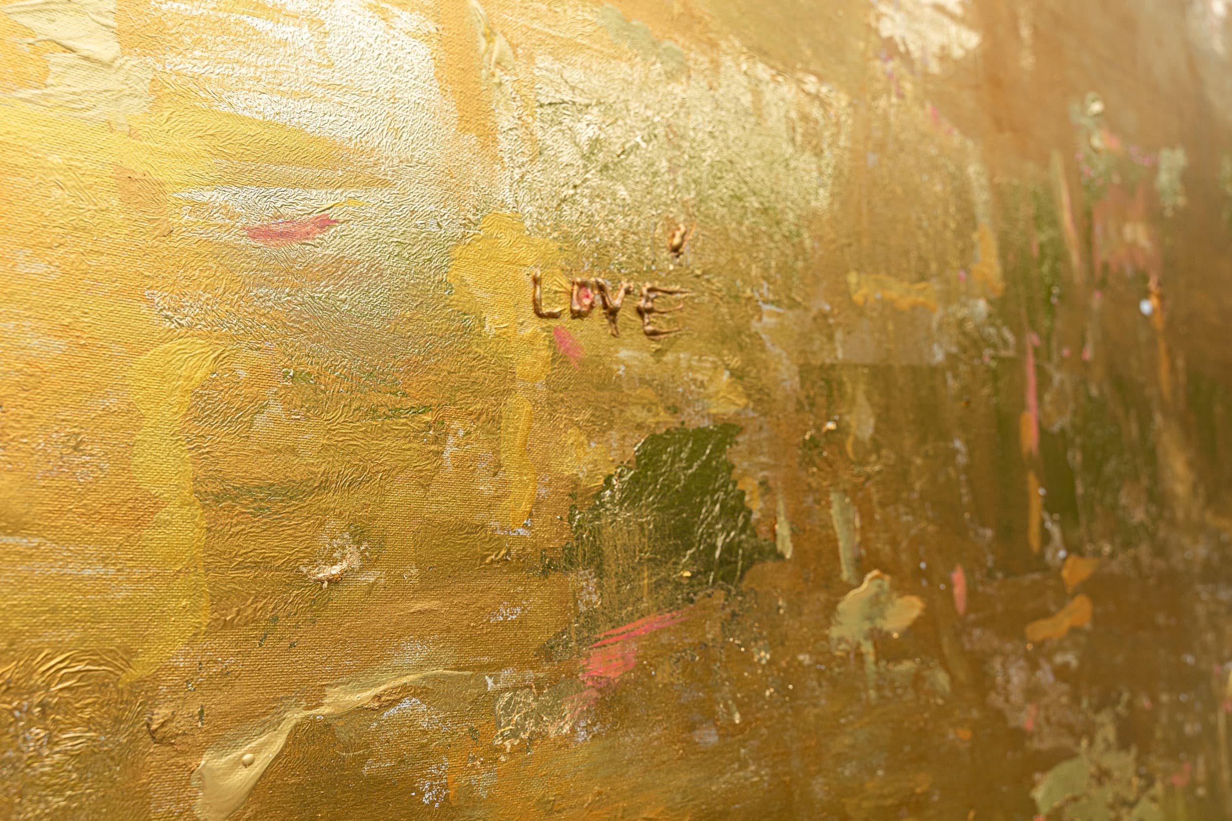 Gold and Love — installed view