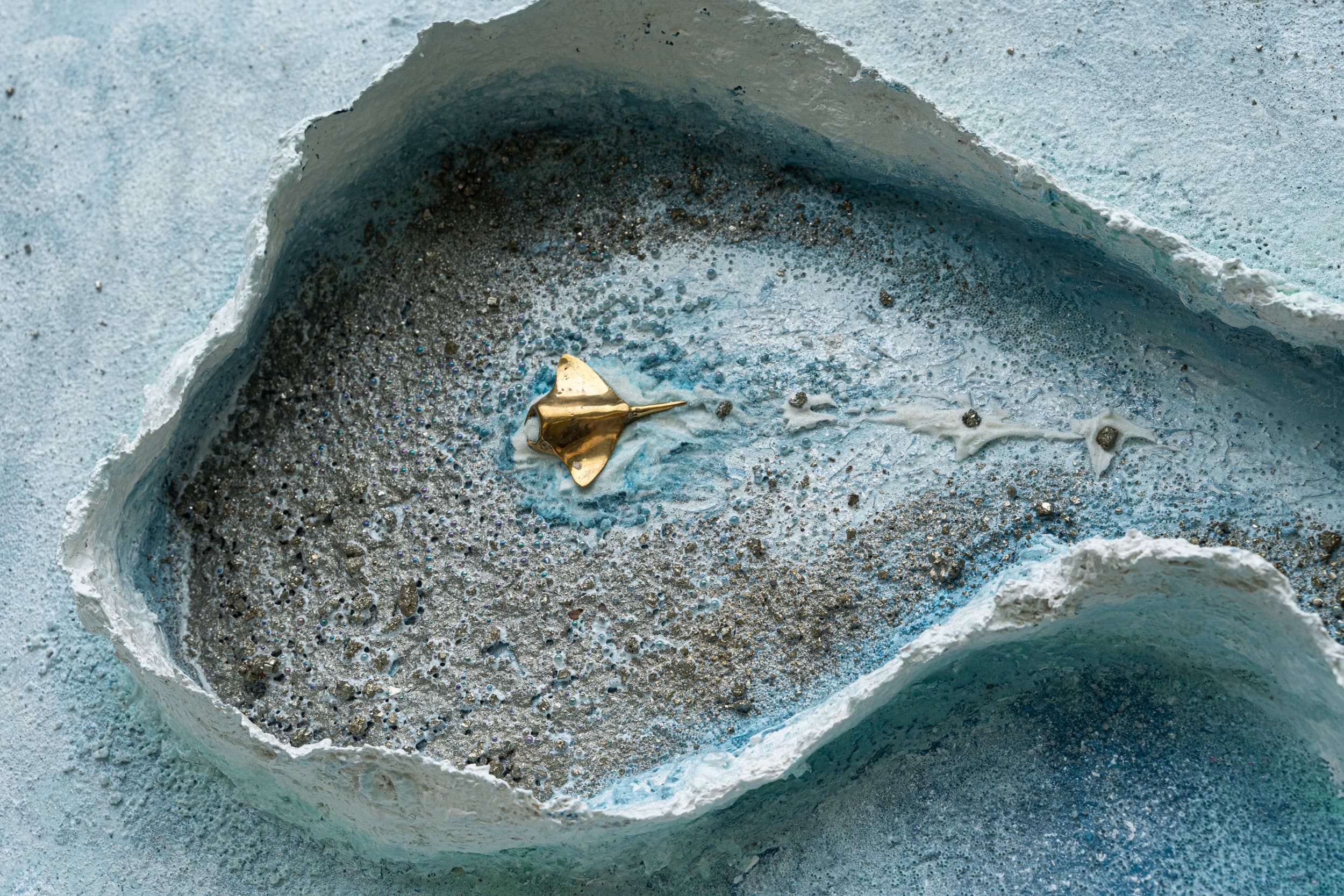 Mar que Pulsa en mi Corazon — texture detail