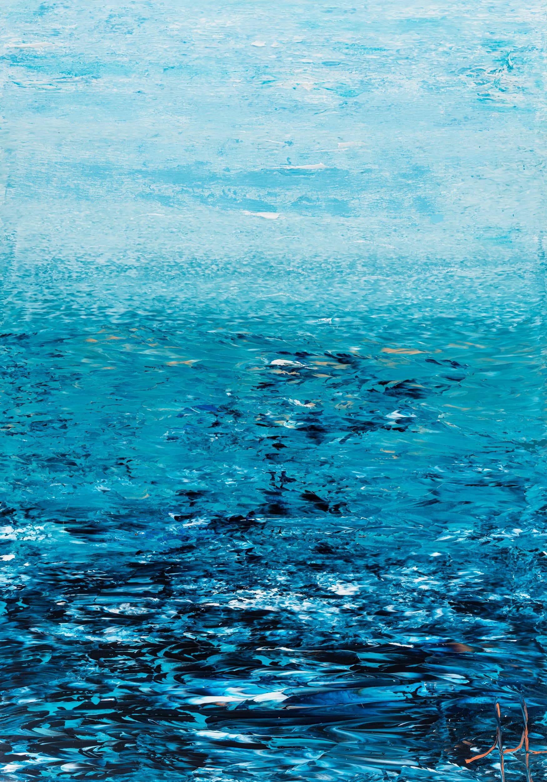 serie avellanas — original mixed media  textures on canvas by Malu Moreira, 104 × 150 cm (40.9" × 59.1")