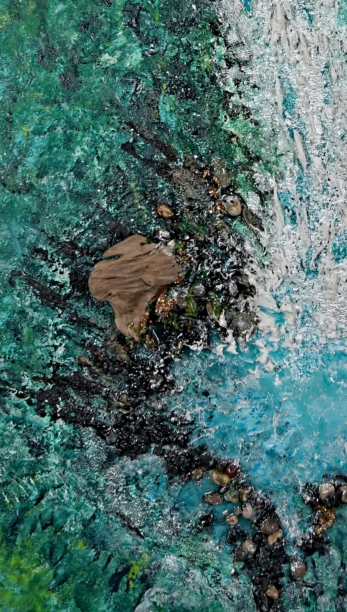 Rio celeste — texture detail